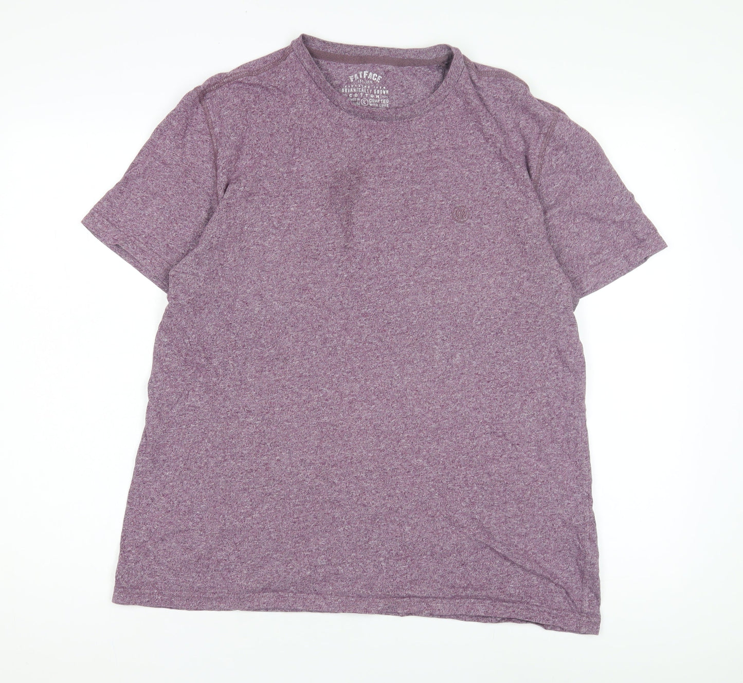 Fatface Men’s Purple Cotton Crew Neck T-Shirt L