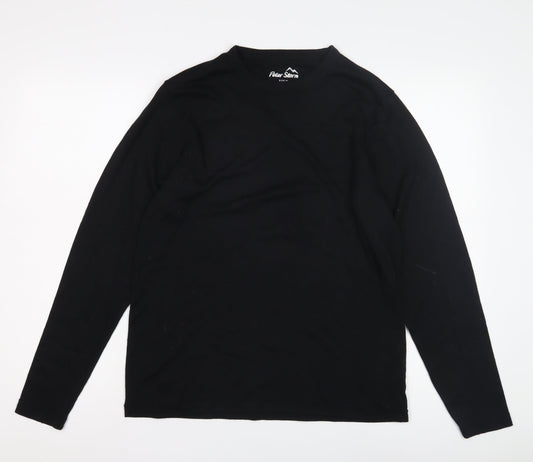 Peter Storm Men's Black Long Sleeve T-Shirt, Size M