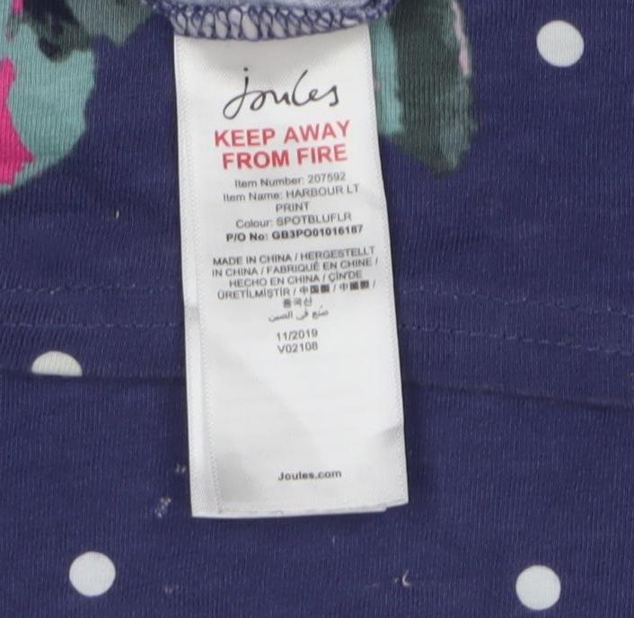 Joules Women's Blue Floral T-Shirt