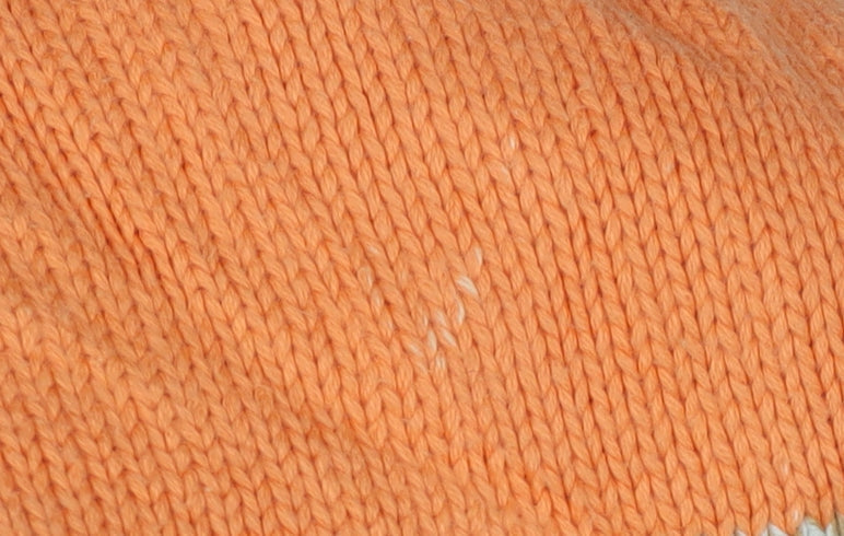Tommy Hilfiger Women's Orange Beige Striped Pullover M