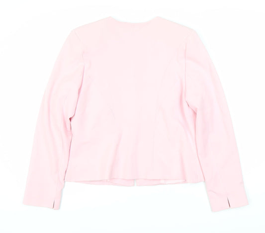 C·M·D Women's Pink Suit Jacket Size 12, Regular Fit