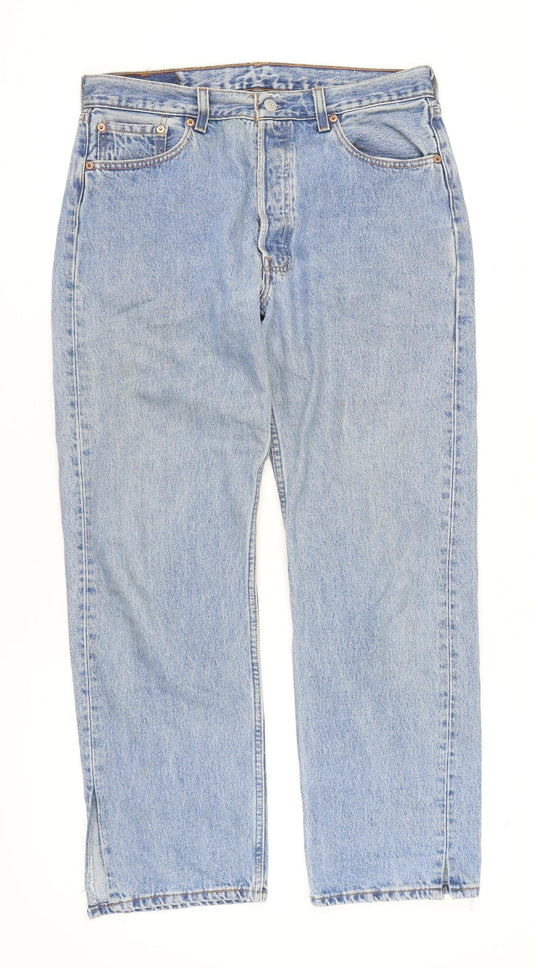Levi's Men's Blue Straight Jeans Regular Fit