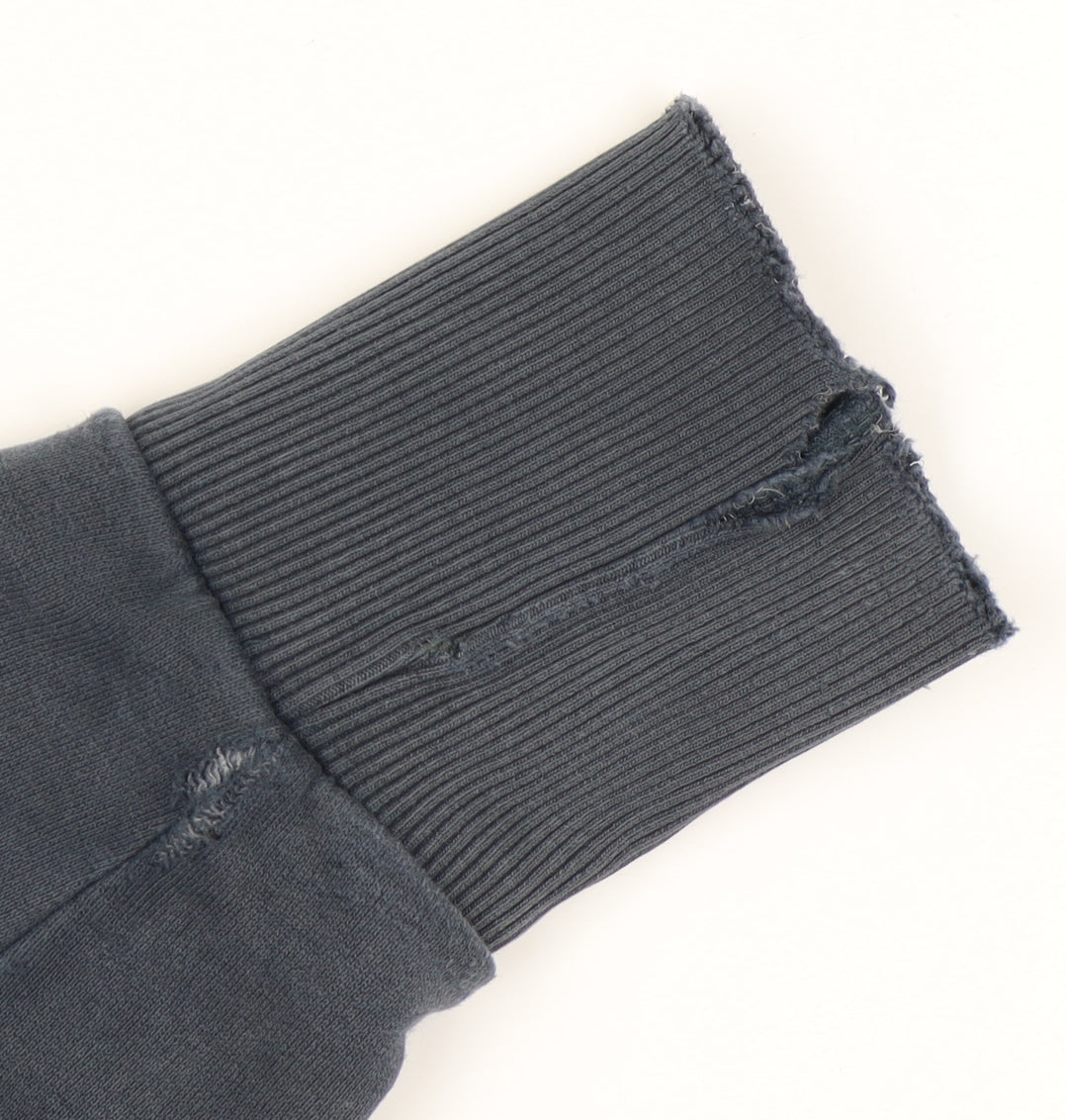 Superdry Men's Blue Medium Pullover Hoodie - Logo Accents