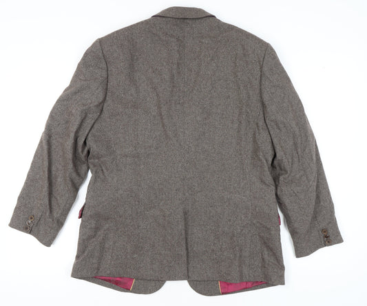 Ted Baker Men's Brown Tweed Blazer Jacket Size 5