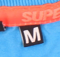 Superdry Men's Blue T-Shirt, Medium, Crew Neck