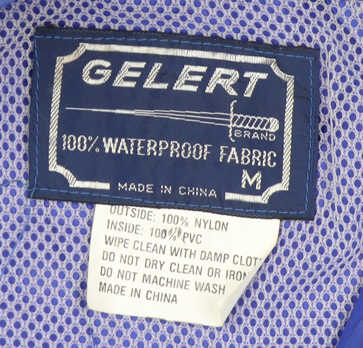 Gelert Women's Blue Rain Coat M Waterproof Hooded