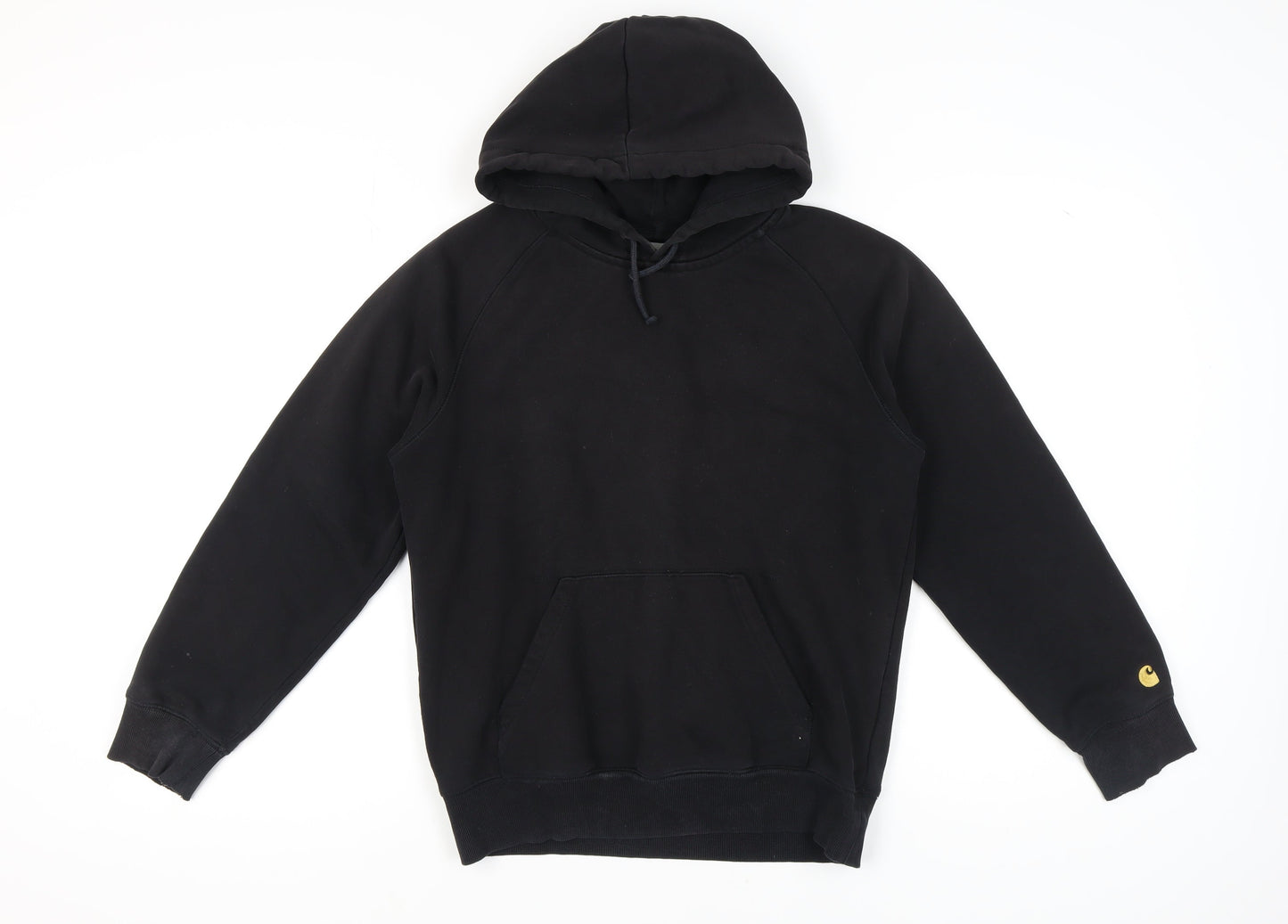 Carhartt Men's Black Hoodie Size S Pullover Logo