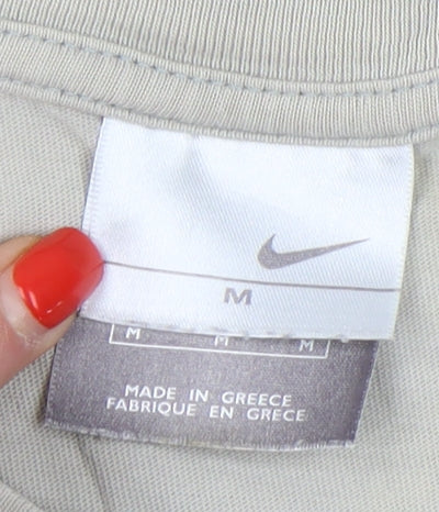 Nike Men's Beige Sports T-Shirt M Graphic
