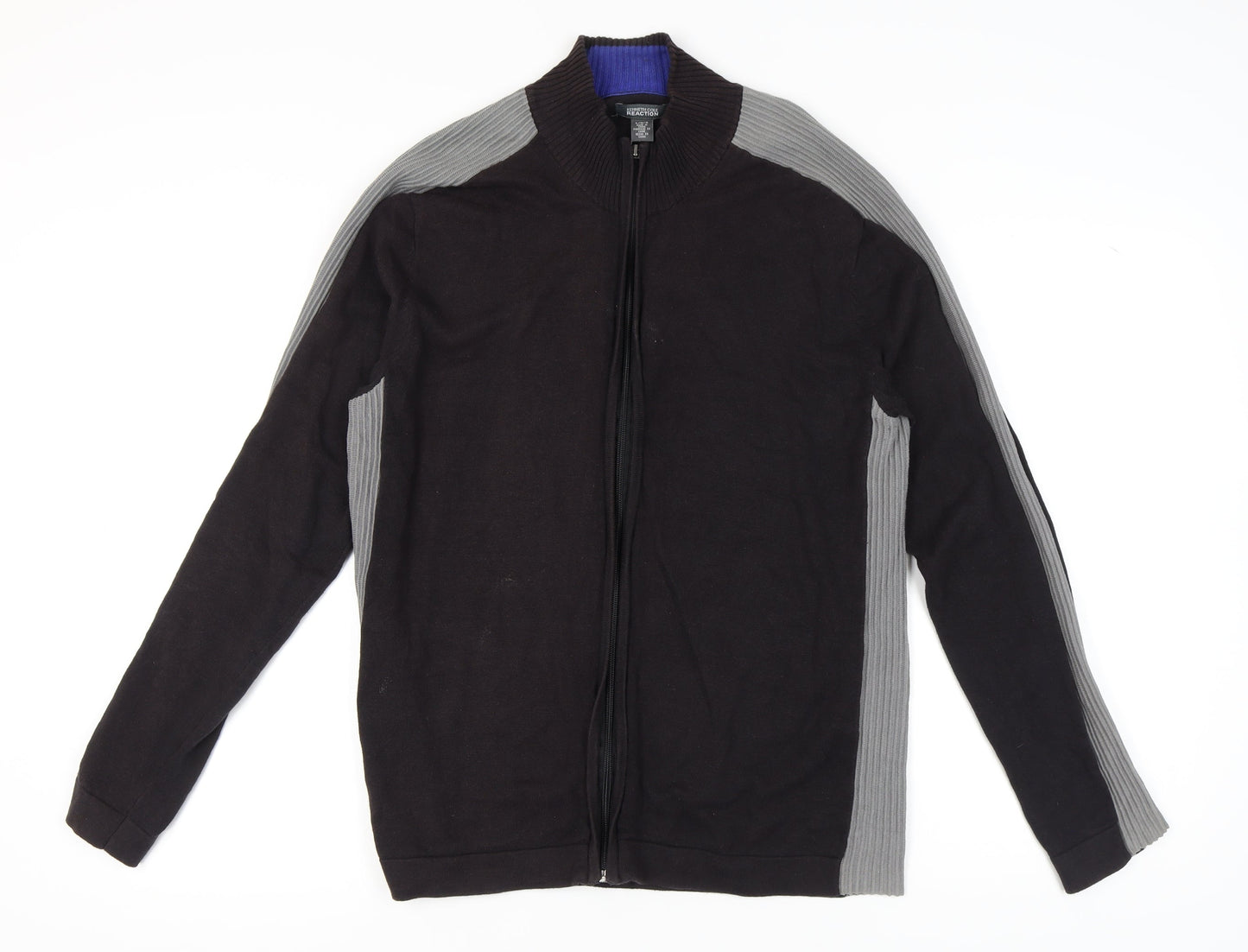 Kenneth Cole Reaction Men's Black Full Zip Jumper L