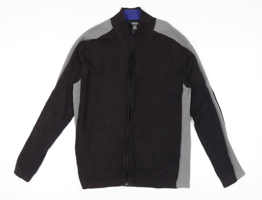 Kenneth Cole Reaction Men's Black Full Zip Jumper L