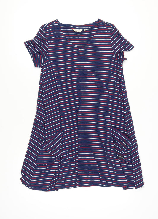 Seasalt Cornwall Women's Multicoloured Striped T-Shirt Dress
