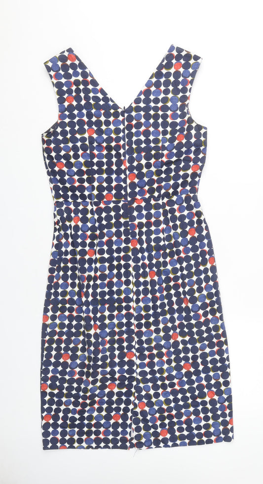 Fenn Wright Manson Women's Polka Dot Sheath Dress Size 10