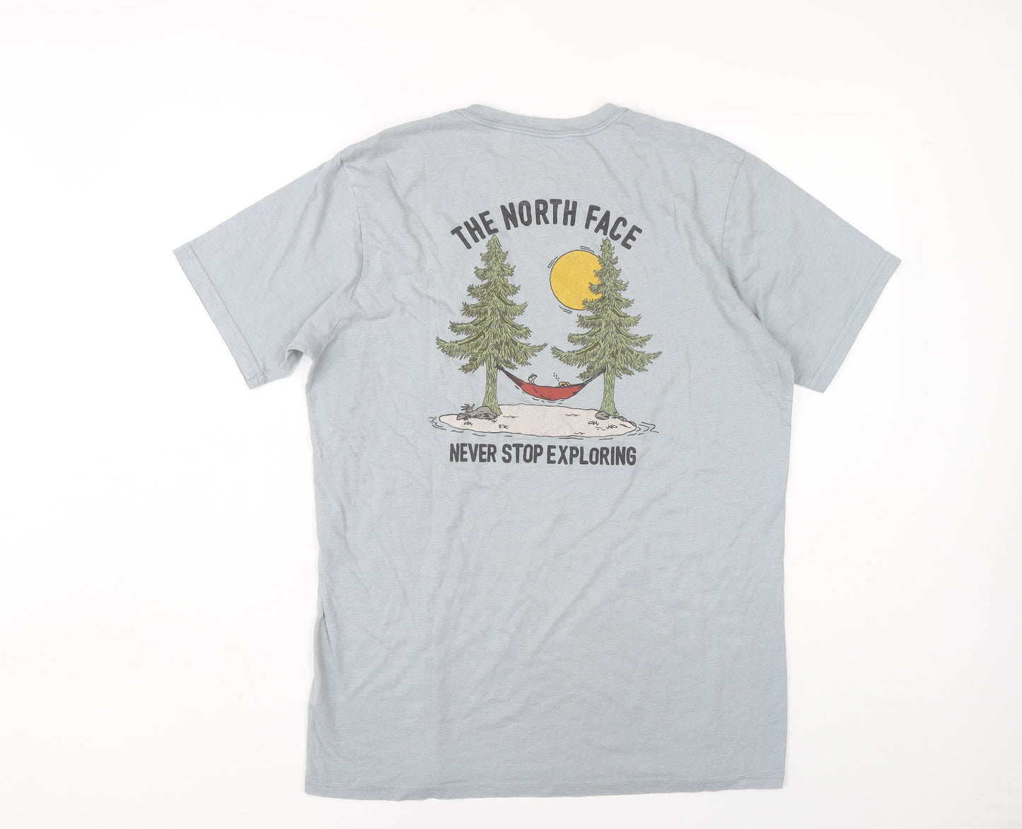 The North Face Men's Blue Slim Fit T-Shirt, Large