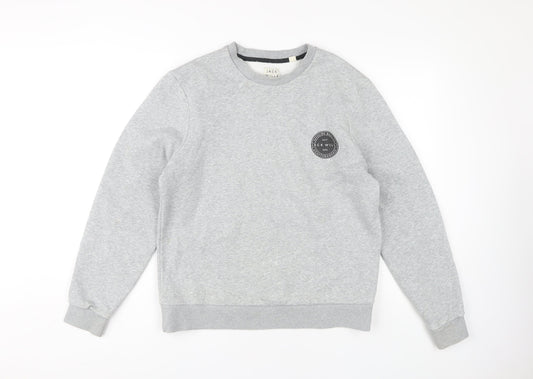 Jack Wills Grey Crew Neck Sweatshirt M Unisex