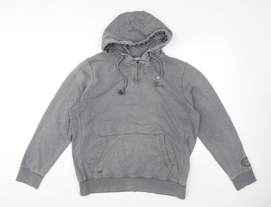 Tokyo Laundry Men's Grey Pullover Hoodie Large