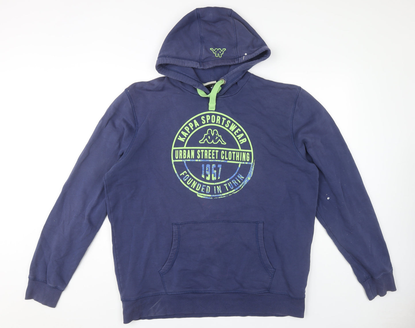 Kappa Men's Blue Pullover Hoodie XL