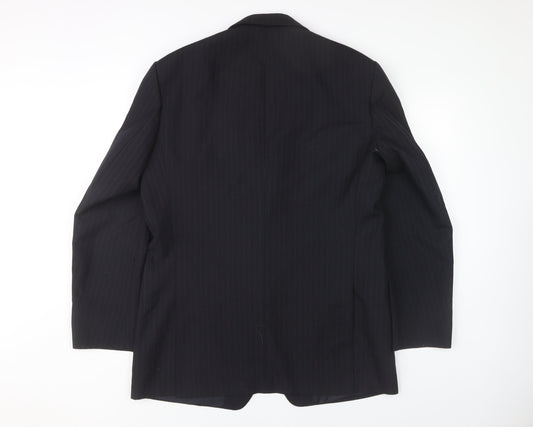 St Michael Men's Navy Blazer 42L Classic Formal