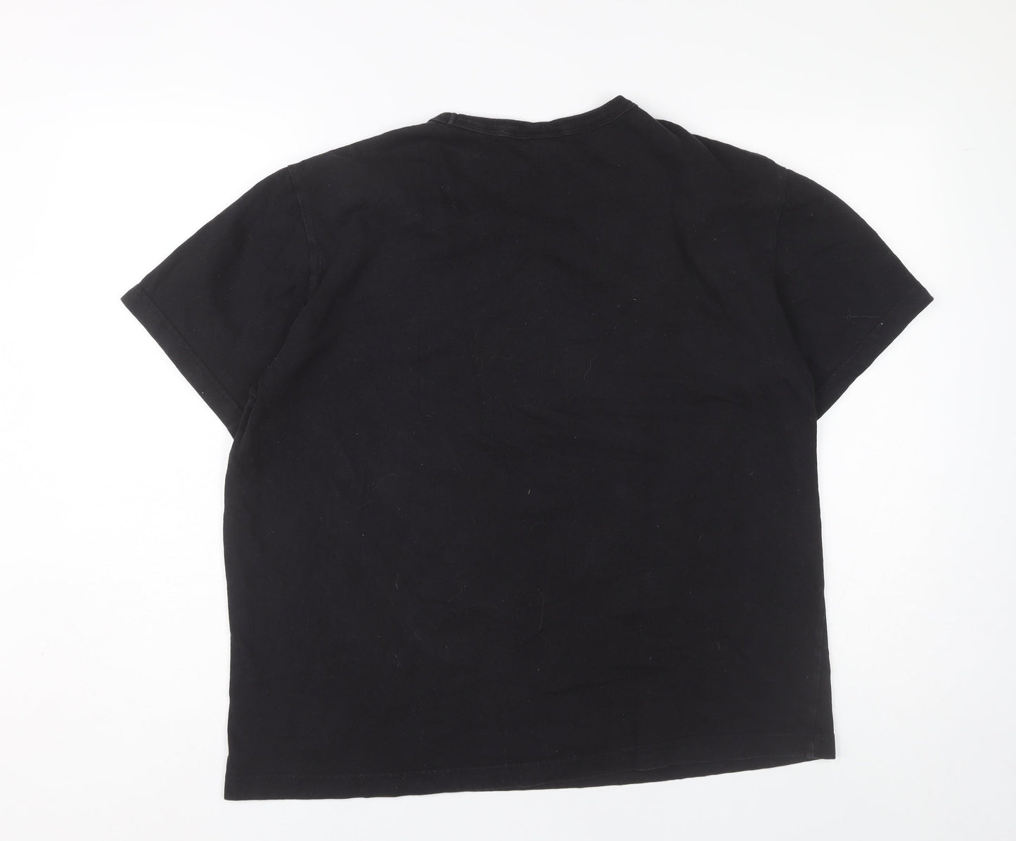 Champion Men's XL Black Crew Neck T-Shirt