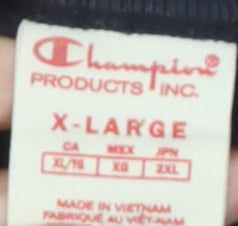 Champion Men's XL Black Crew Neck T-Shirt