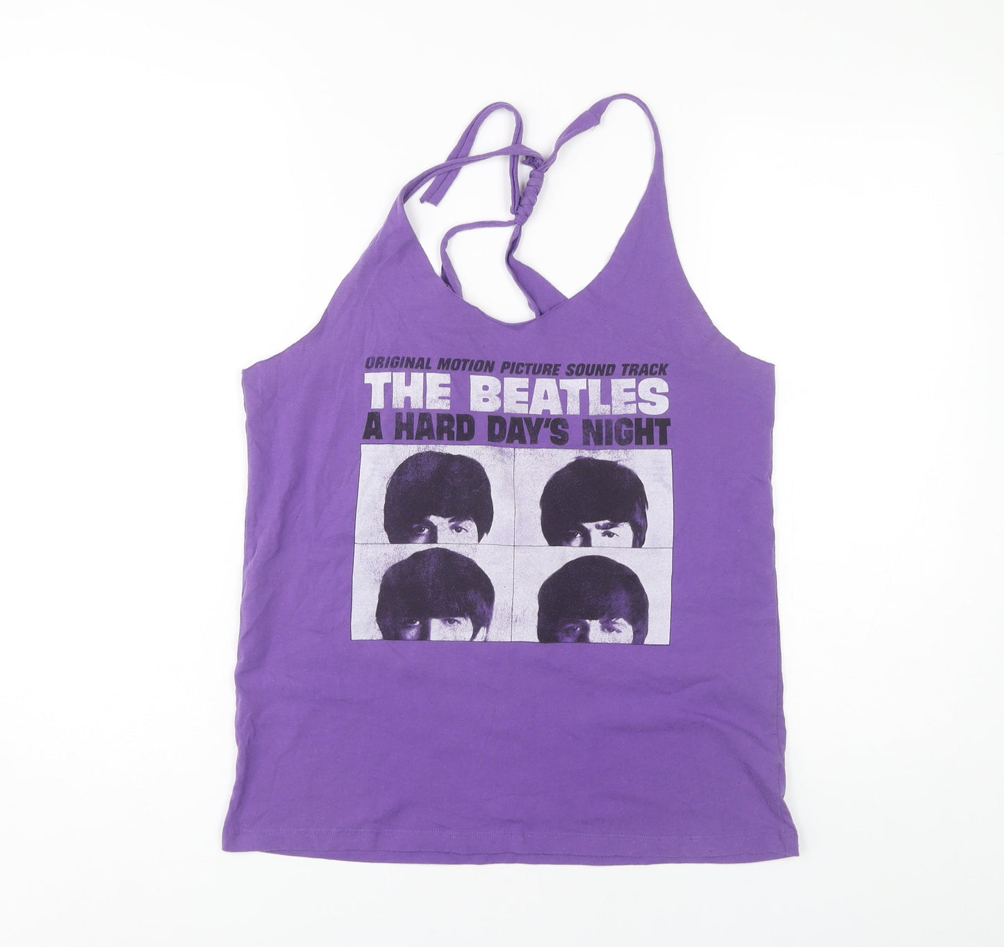 The Beatles Women's Purple Camisole Tank, Size L