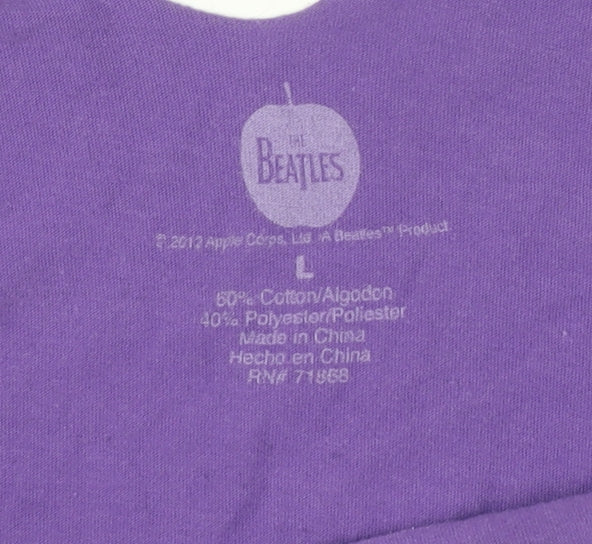 The Beatles Women's Purple Camisole Tank, Size L