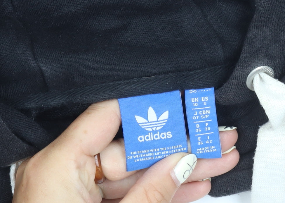Adidas Women's Black Pullover Hoodie Size 10 S