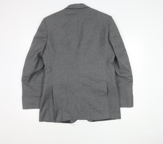 Brook Taverner Men's Grey Blazer 40 Regular