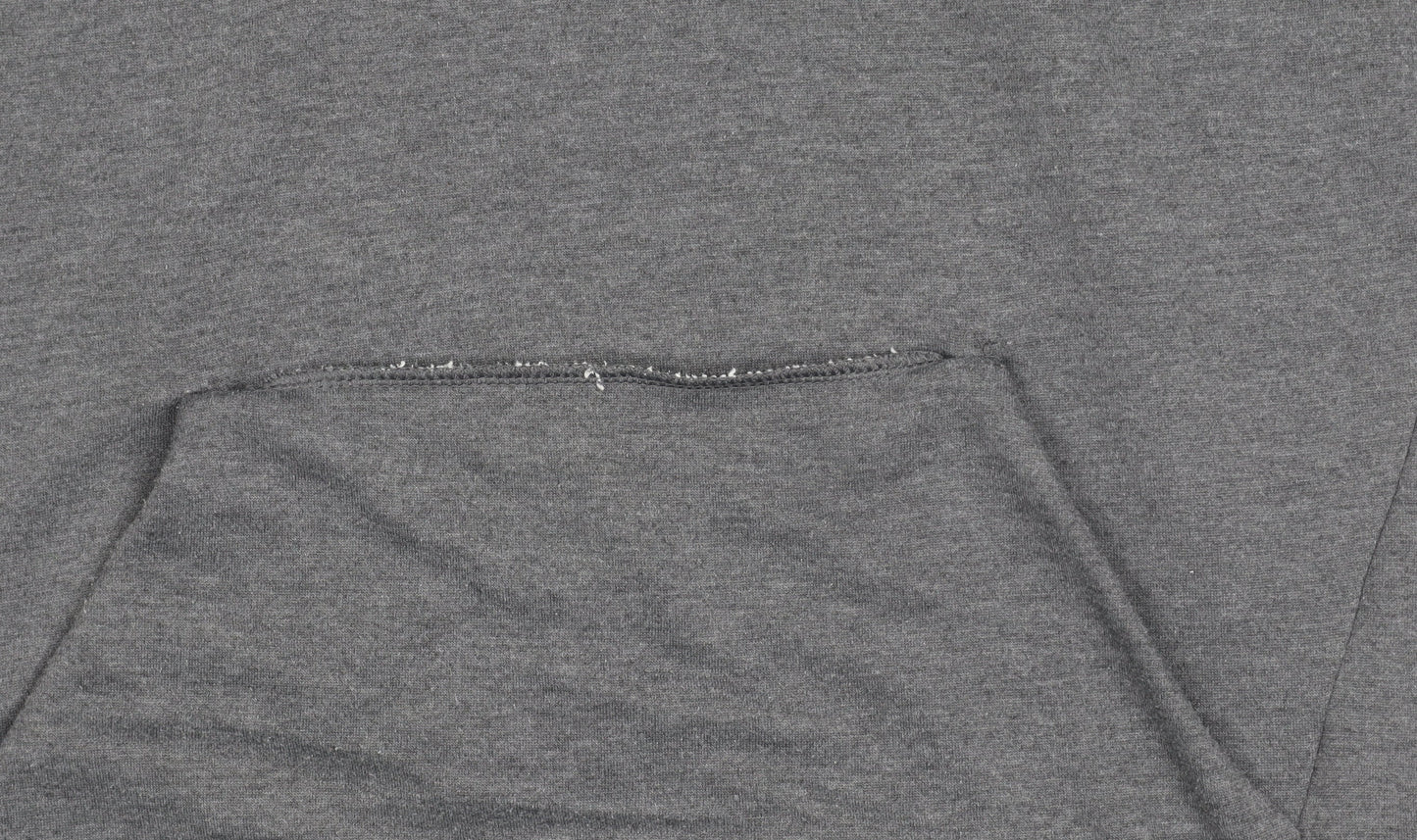 Nike Men's Grey Pullover Hoodie, M, Fleece, Logo