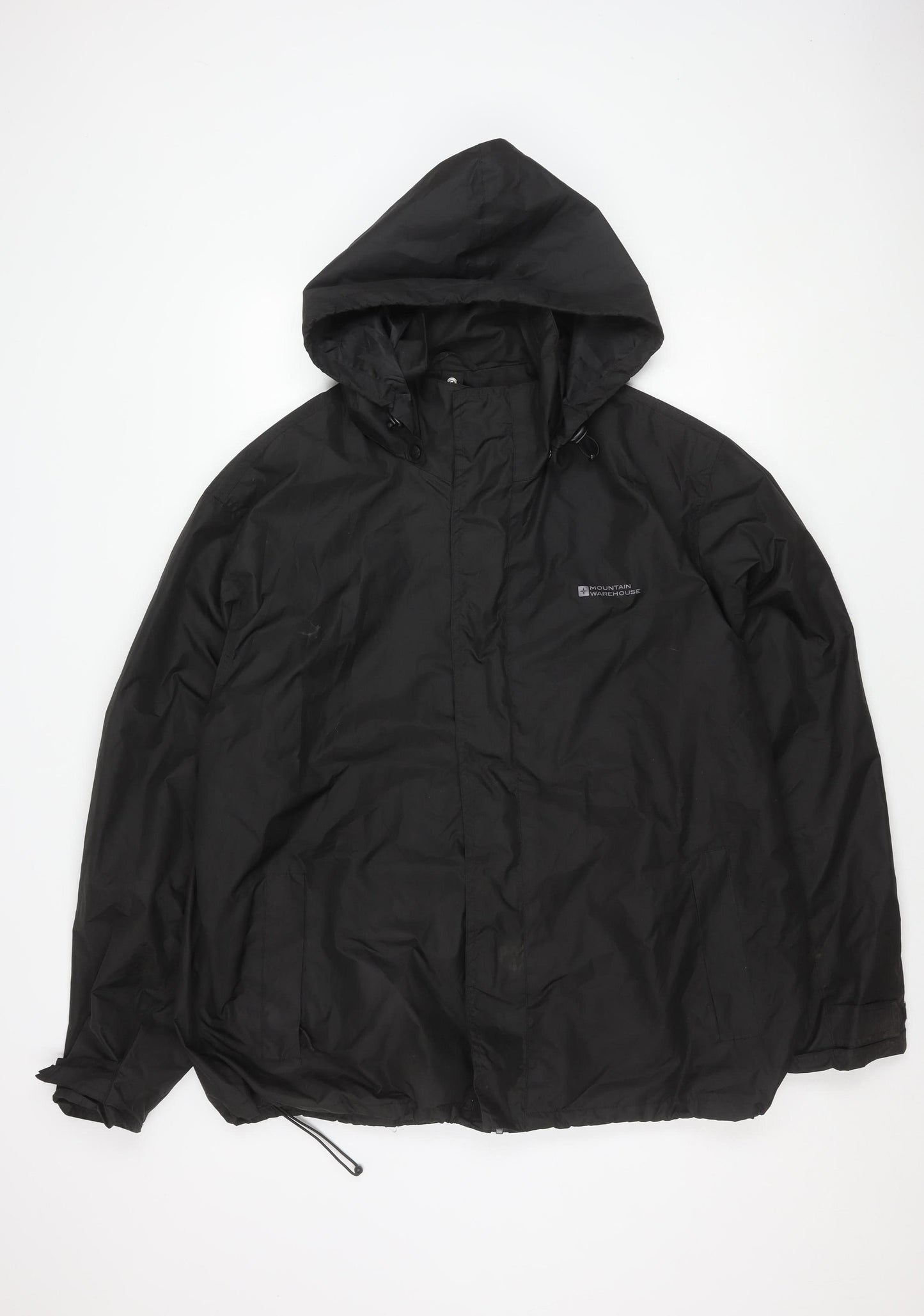 Mountain Warehouse Men's Black 2XL Rain Coat