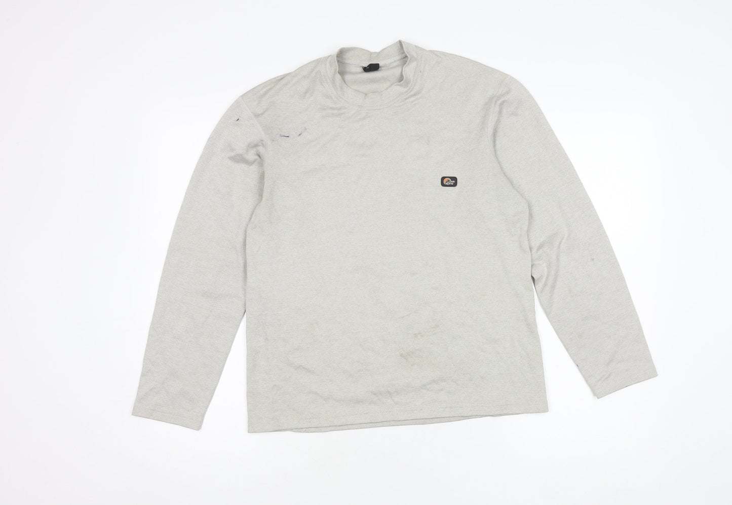 Lowe Alpine Men's Grey Long Sleeve T-Shirt Medium