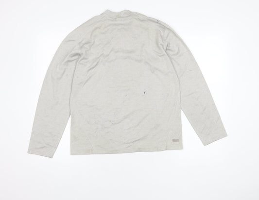 Lowe Alpine Men's Grey Long Sleeve T-Shirt Medium