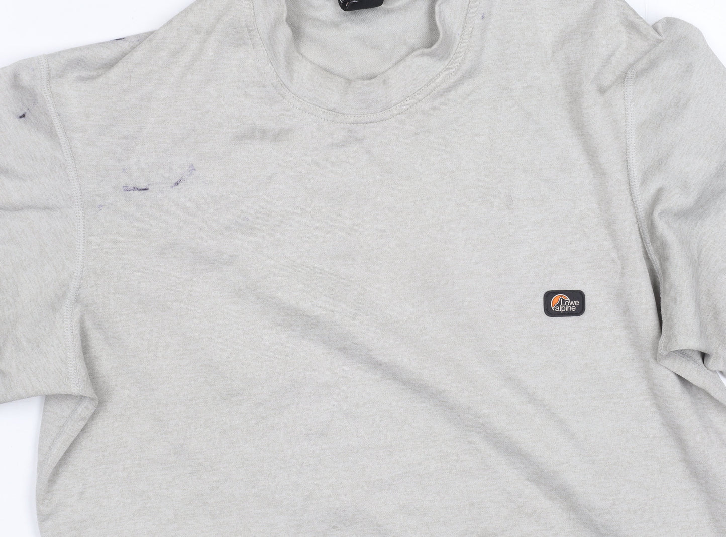 Lowe Alpine Men's Grey Long Sleeve T-Shirt Medium