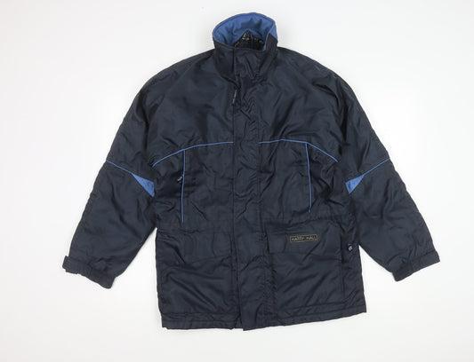 Harry Hall Women's Blue Parka Jacket Size S