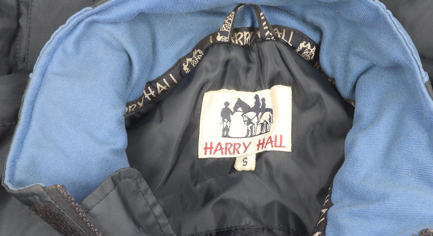 Harry Hall Women's Blue Parka Jacket Size S