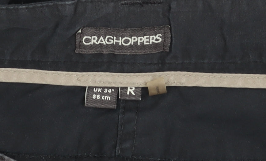 Craghoppers Men's Black Cargo Trousers 34