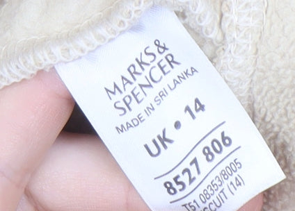 Marks and Spencer Women's Beige Full Zip Jacket