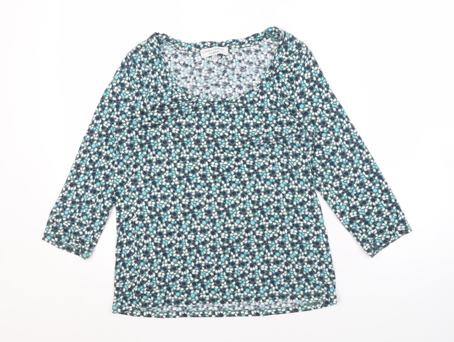 Laura Ashley Women's Multicoloured Floral Blouse, Size 12