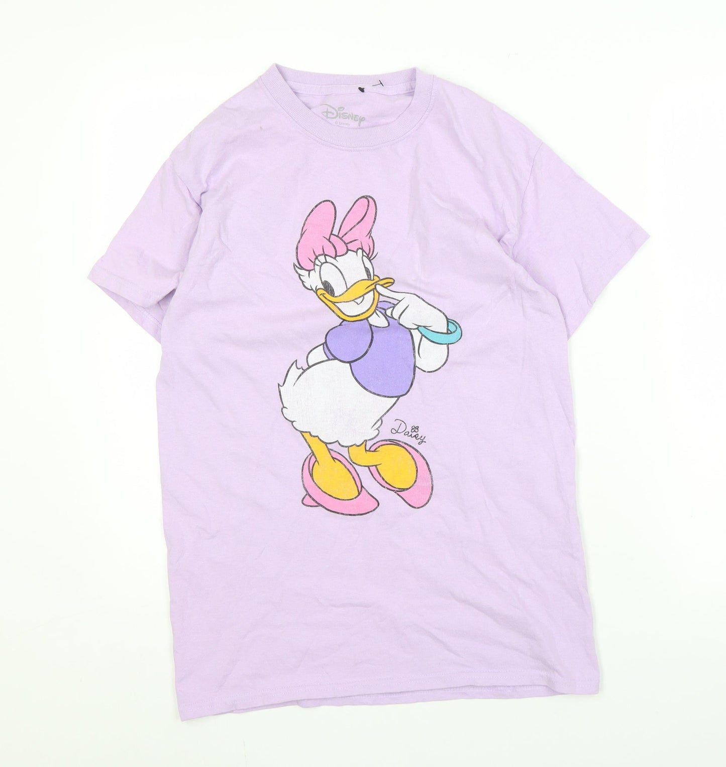 Disney Women's Purple Daisy Duck T-Shirt, Size S