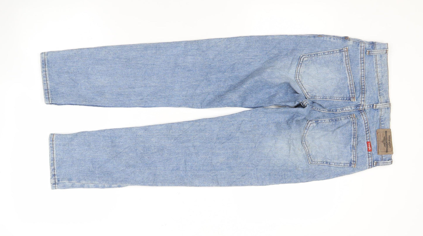 Wrangler Women's Blue Slim Straight Jeans, Size 12