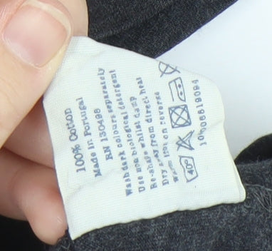 Jack Wills Men's Black Cotton Crew Neck T-Shirt - Size S