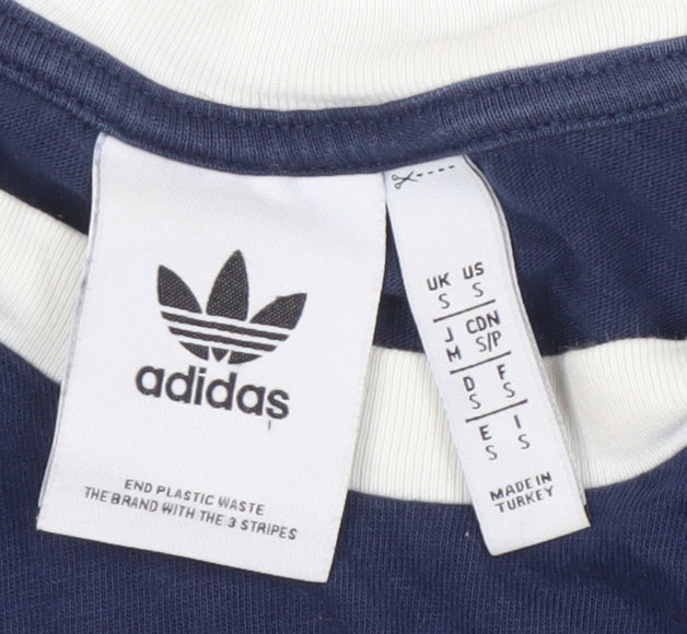 Adidas Men's Blue Sports T-Shirt, Size S