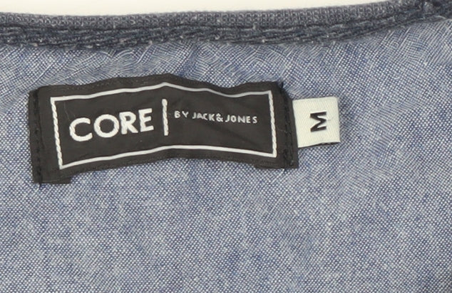 Jack & Jones Men's Blue Graphic Print T-Shirt M