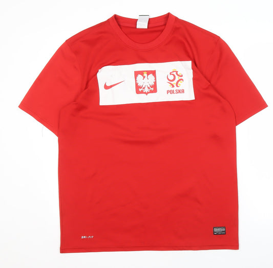 Nike Men’s Red Football Jersey Size L