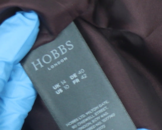 Hobbs Women’s Brown Pencil Skirt Size 14 Business