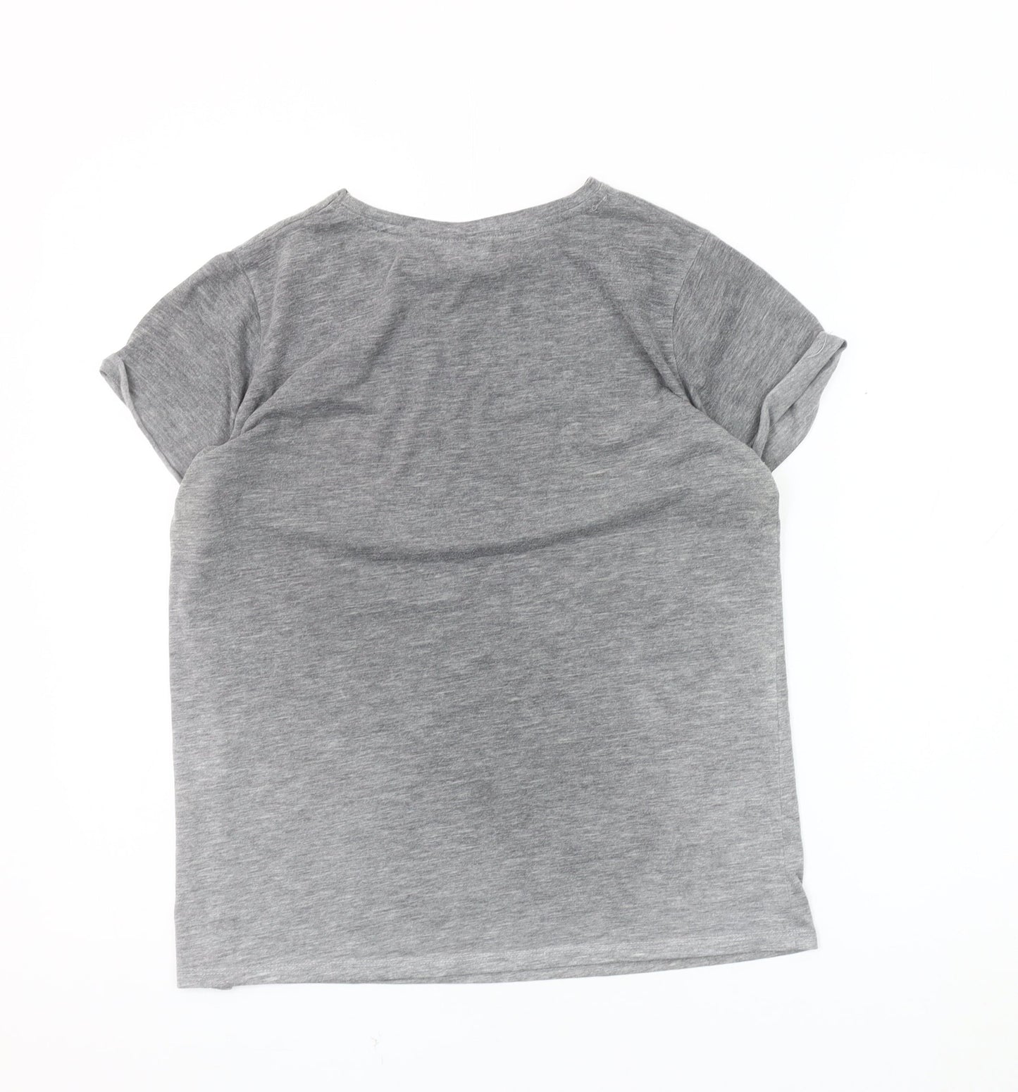Harry Potter Women's Grey Hogwarts T-Shirt Size 10