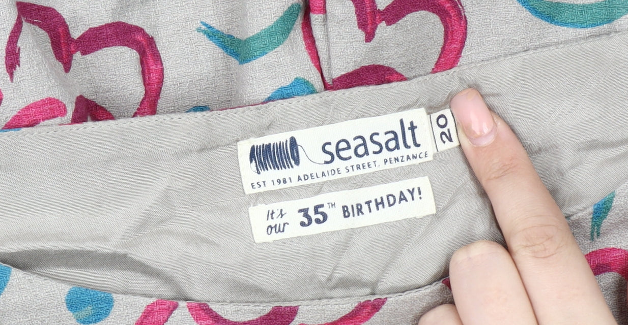 Seasalt Women's Multicoloured Floral Dress Size 12