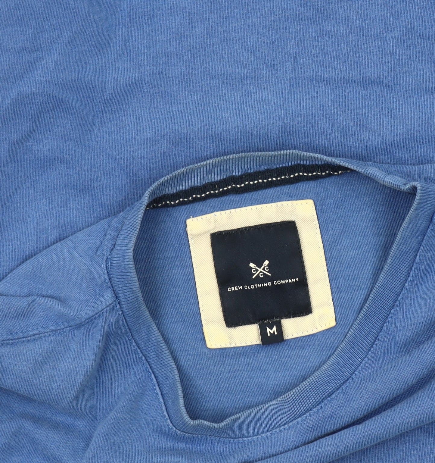 Crew Clothing Men’s Blue Cotton Short Sleeve T-Shirt