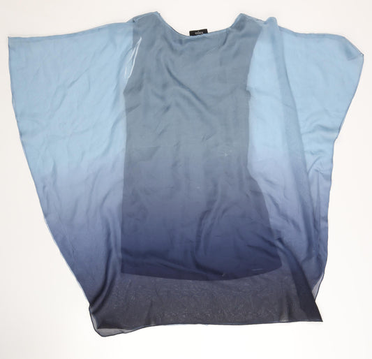 Womens UK Size M Klass Blue Polyester Blouse