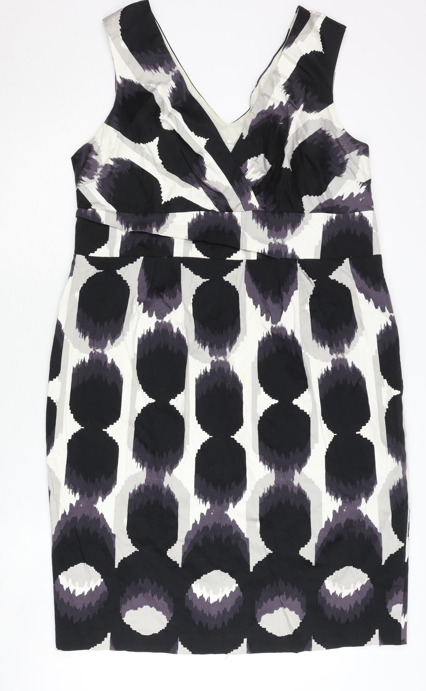 Boden Women's Multicoloured Sleeveless Sheath Dress Size 10