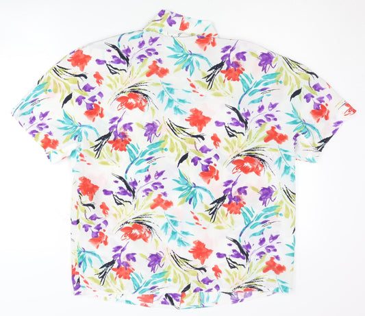 Womens UK Size 12 Jacques Vert Multicoloured Polyester Blouse
